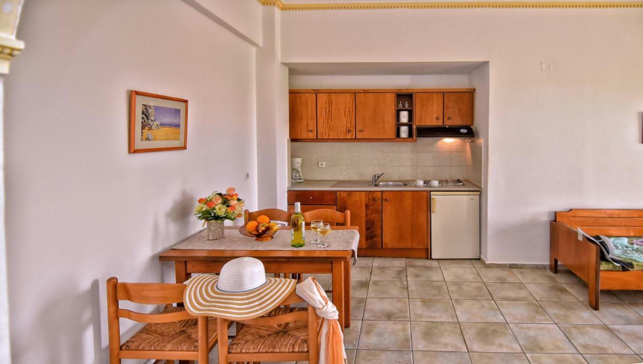 Aspri Petra Apartments อนาลิปซี ภายนอก รูปภาพ